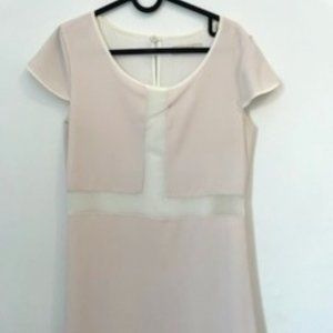 Pink petite sleeve drees.